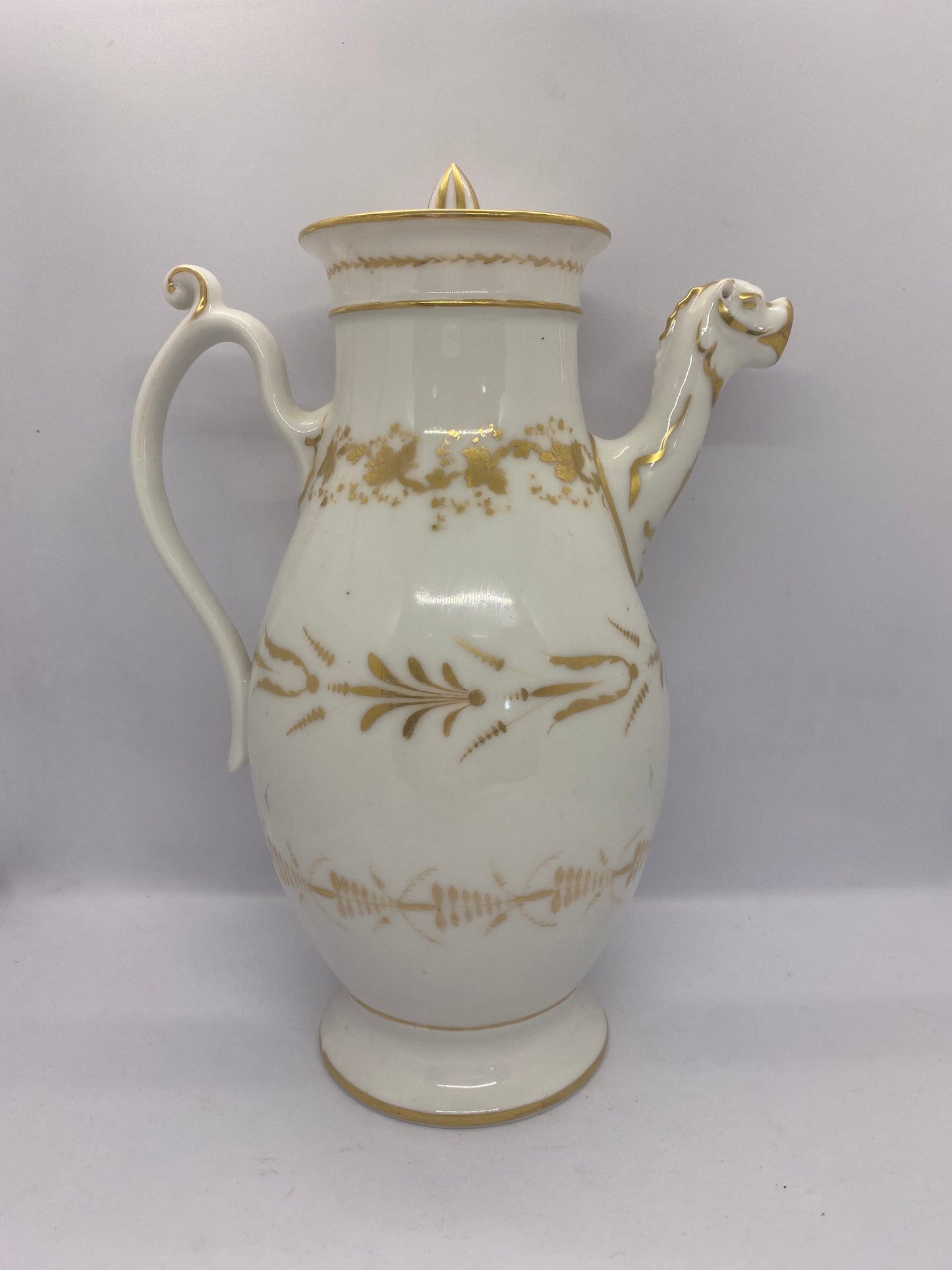 19th-century Dutch Porcelain Coffee Pot