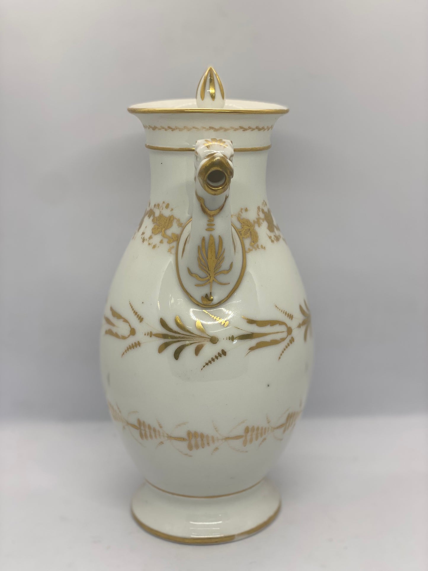19th-century Dutch Porcelain Coffee Pot