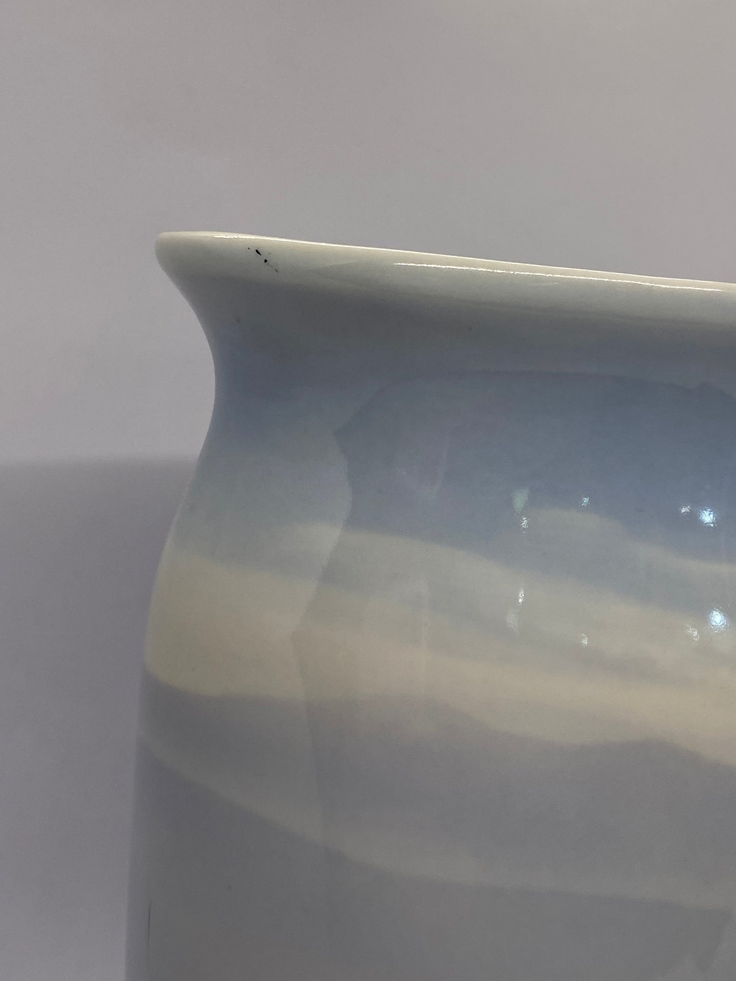 German Art Nouveau Near Antique Vase w Stag Motif