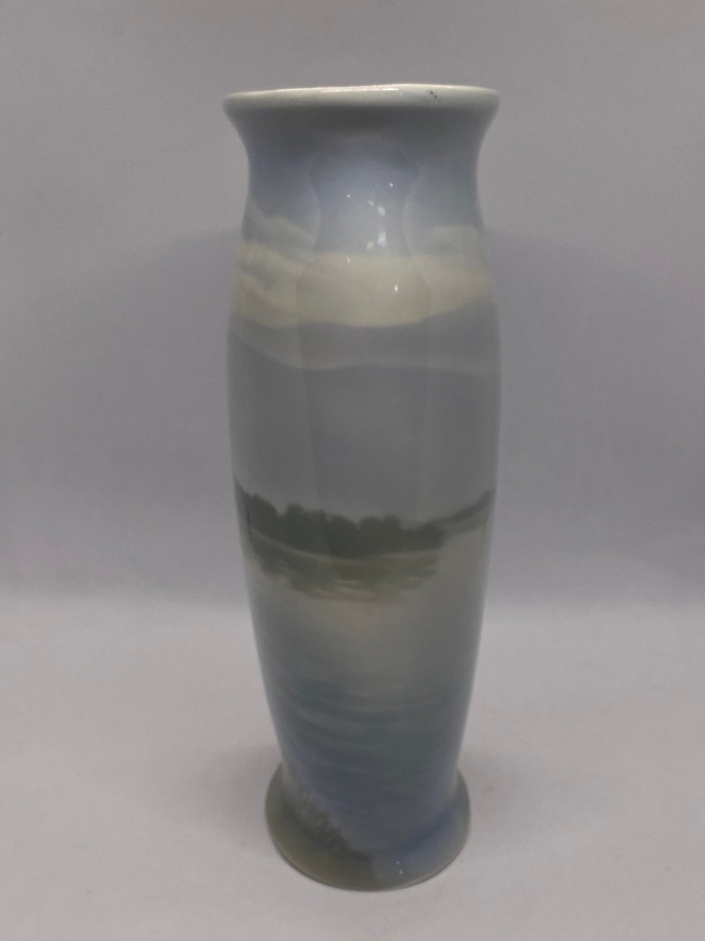 German Art Nouveau Near Antique Vase w Stag Motif