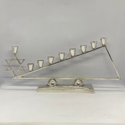 Mid Century Mexican Sterling Silver Menorah