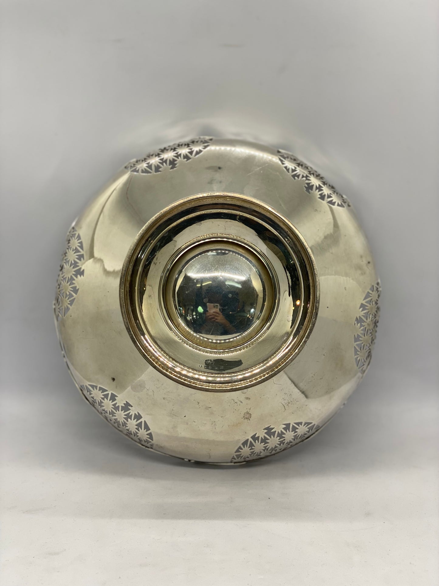 Plata esterlina Art Decó James Deakin & Sons Comport