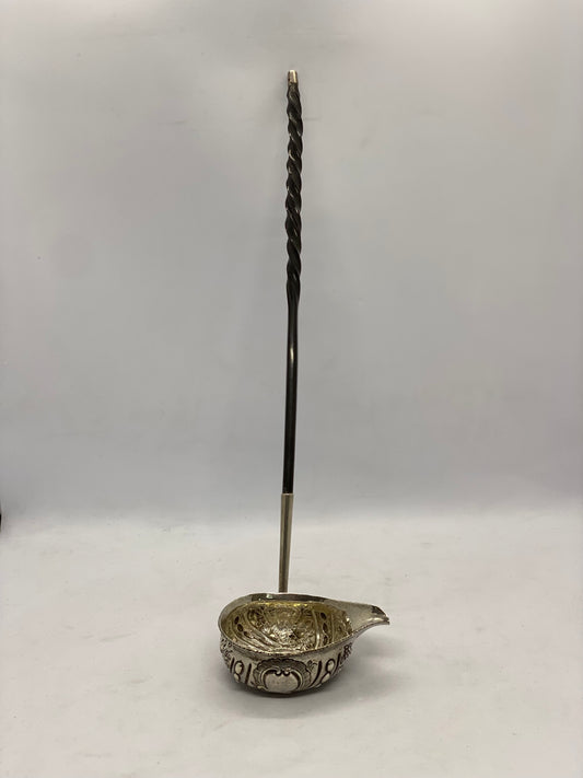 Sterling silver Toddy Ladle circa 1770 - 1800 w Baleen Handle.