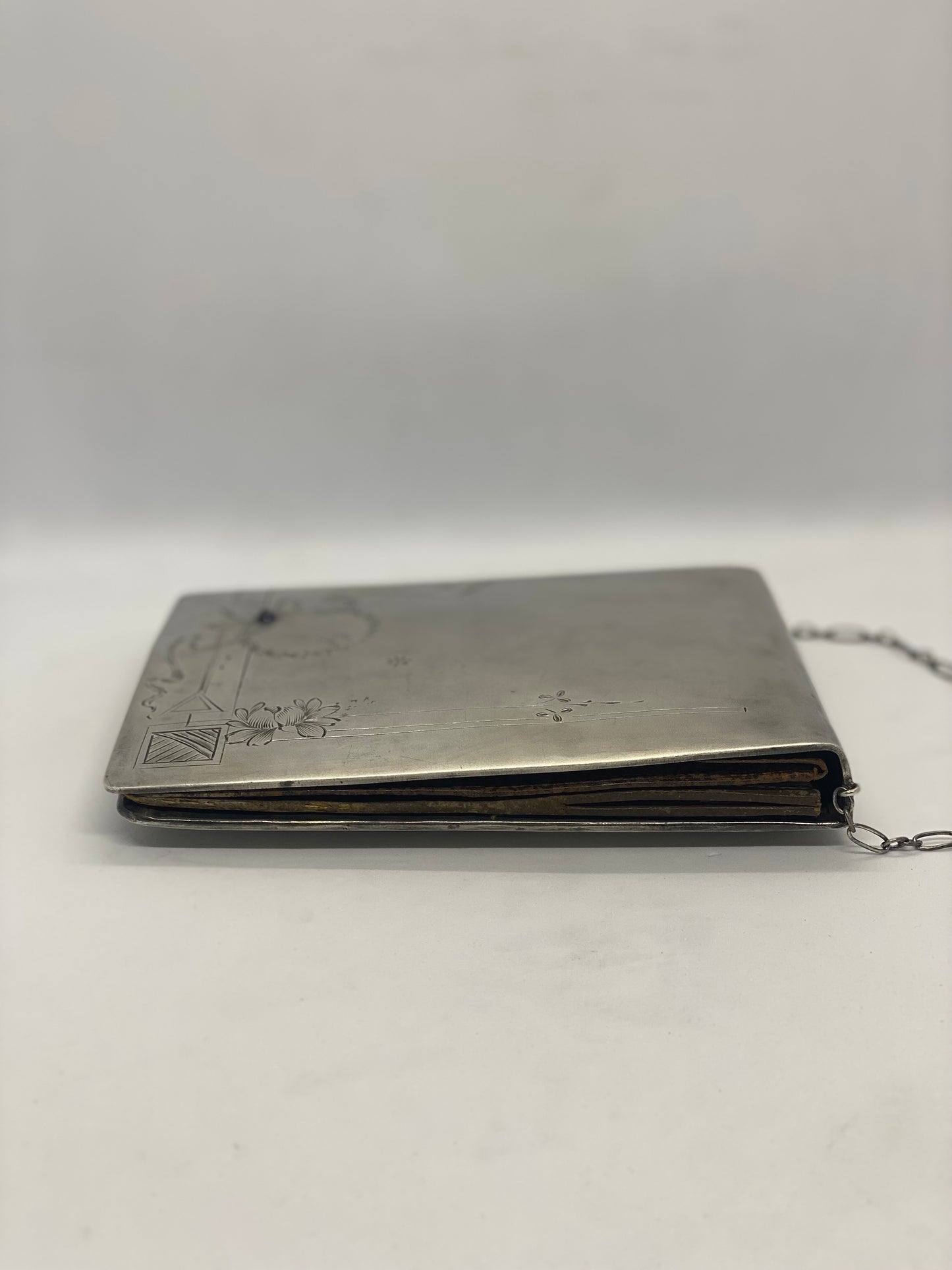 Bolso de mano para mujer, de plata, estilo ruso anterior a la revolución.