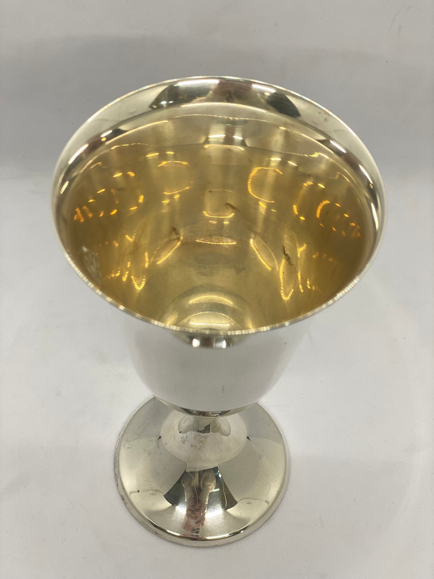 戈勒姆纯银高脚杯,20 世纪 70 年代
