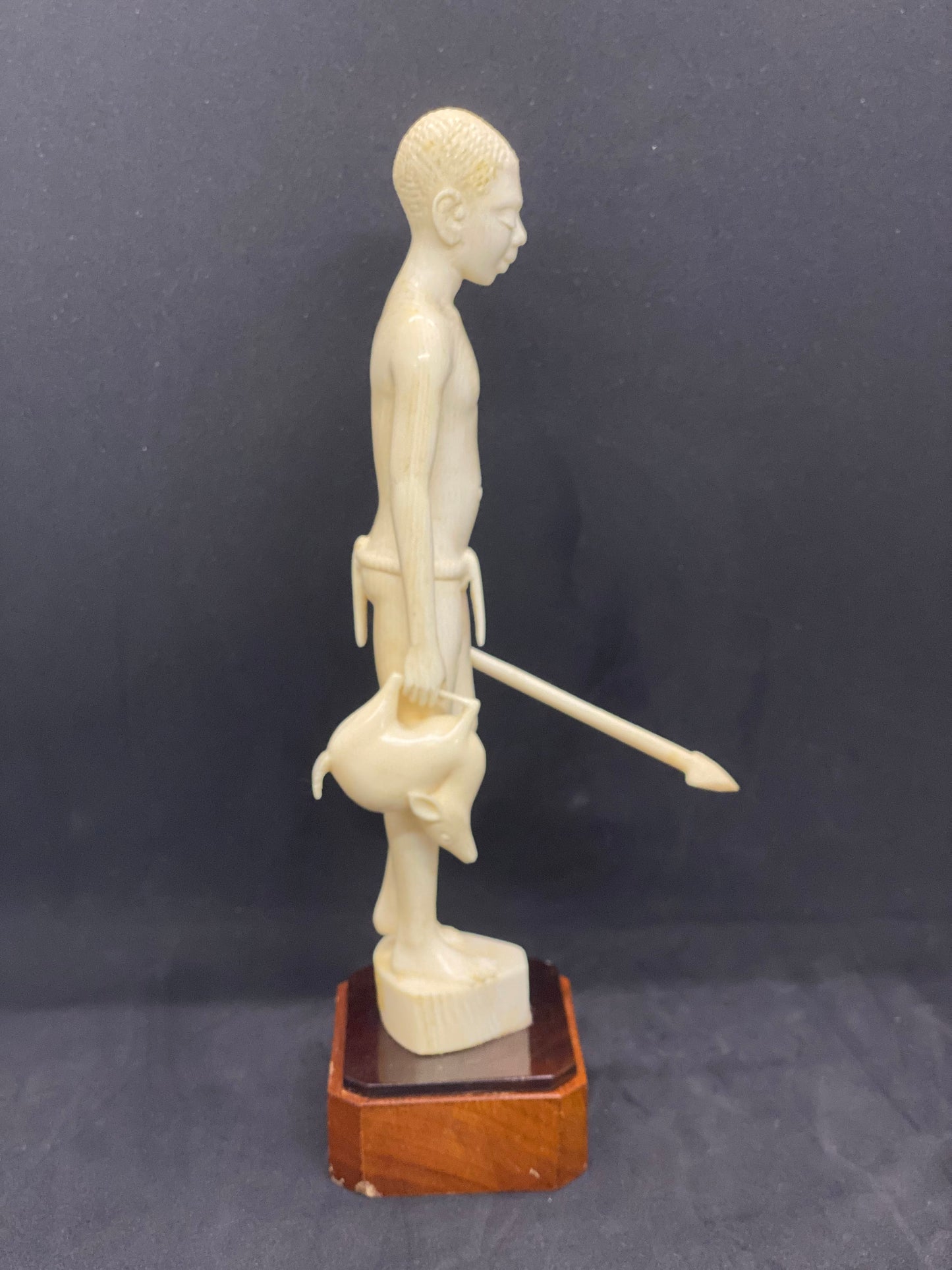 African Ivory Coast Figure of Young Hunter, early 20th century.