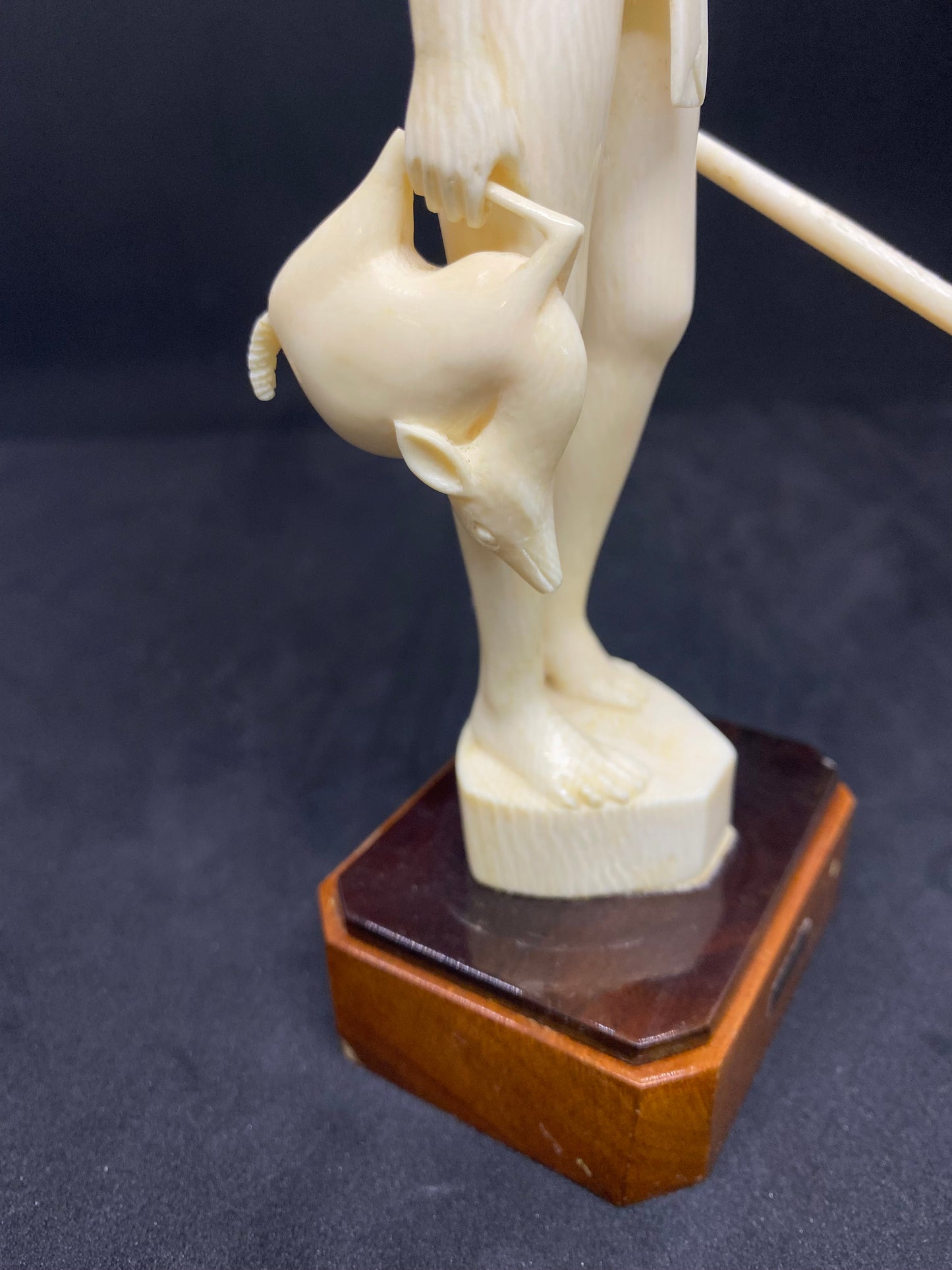 African Ivory Coast Figure of Young Hunter, early 20th century.