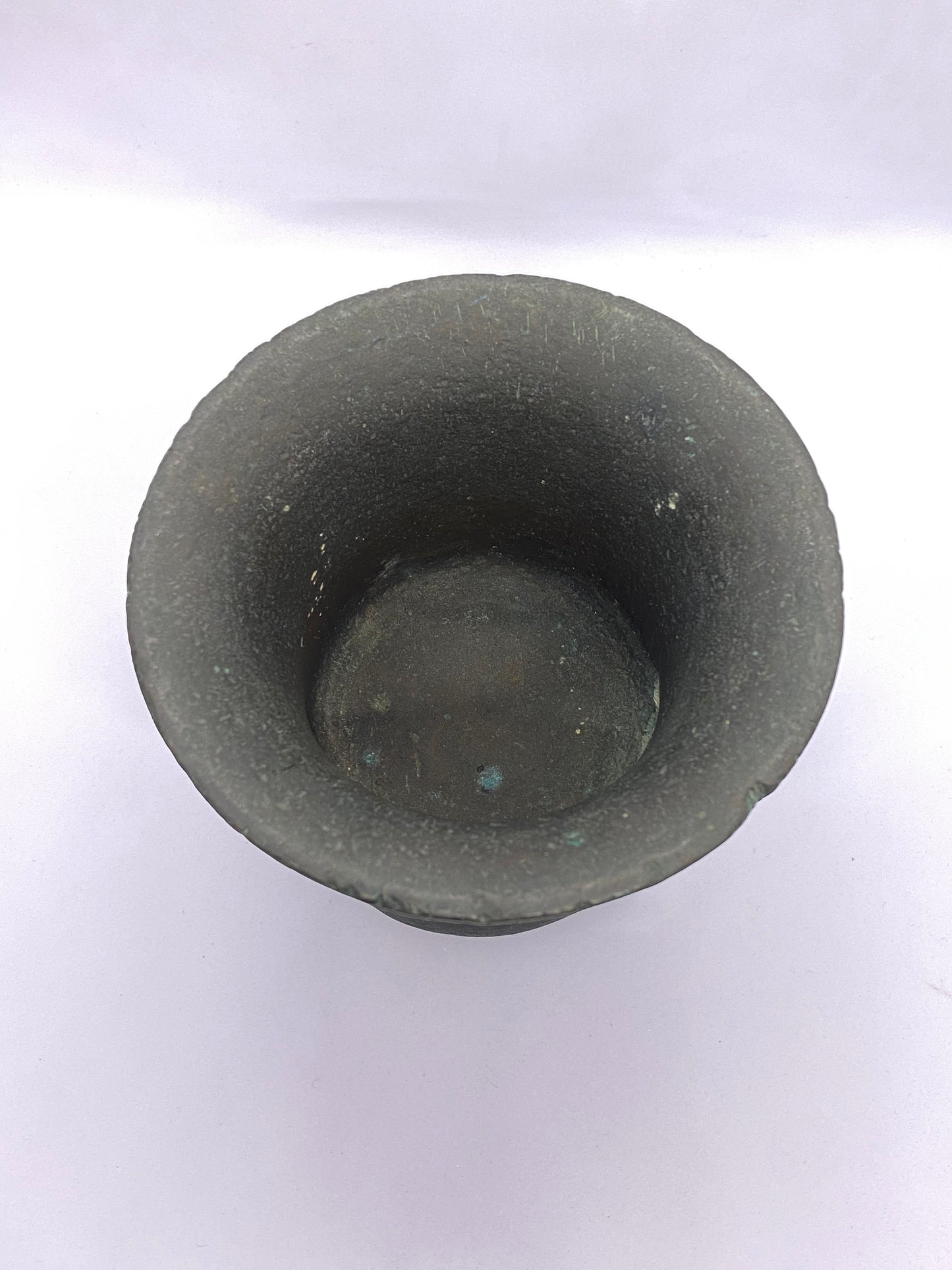 Mortero de bronce español del siglo XVIII, salvamento del fondo marino de Trinidad, apócrifo de la flota de Apodaca.