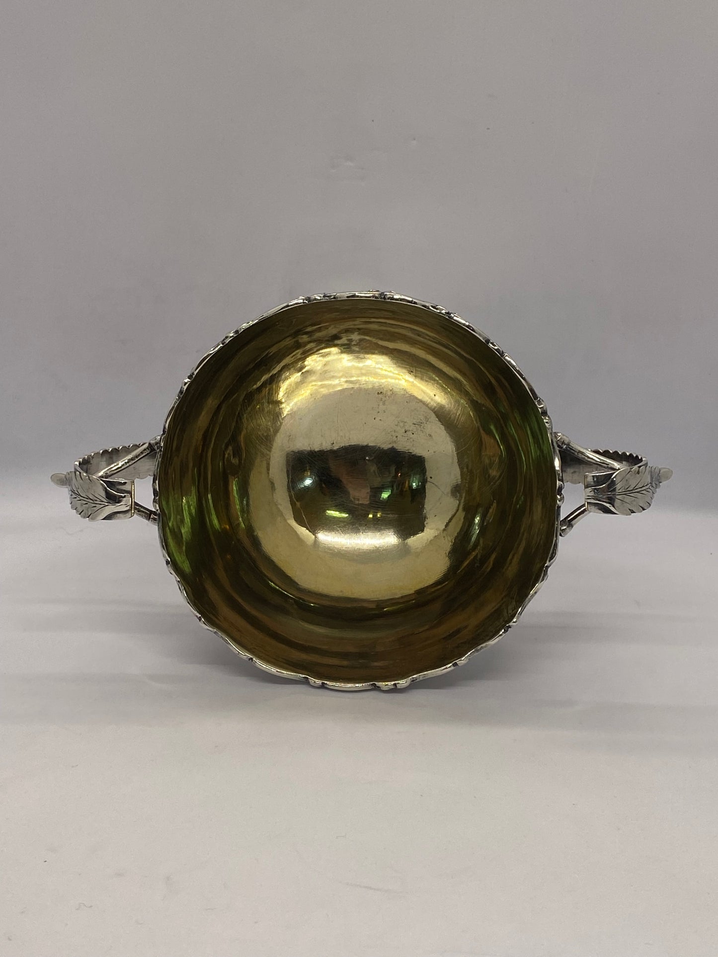 Copa trofeo de plata de exportación china de principios del siglo XX con inscripción de 1933