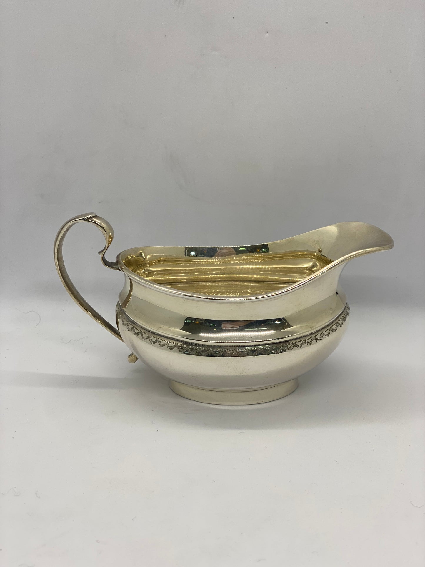 Vintage English Three Piece Silver Coffee Set Hallmarked Sheffield 1957, Emile Vines