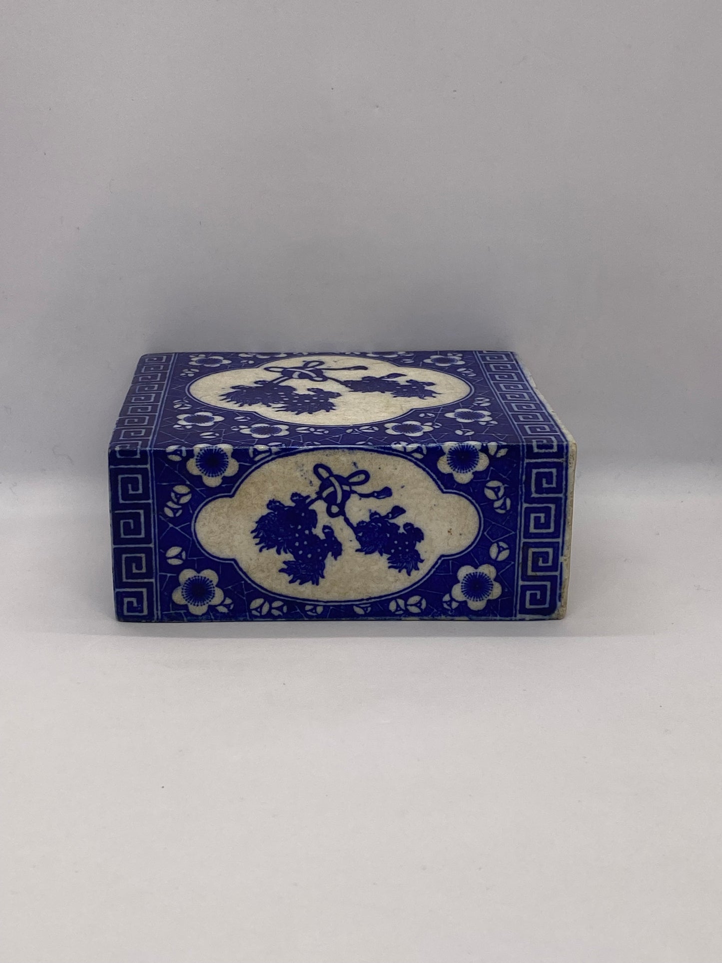 19th century Opium Pillow with Foo Dogs