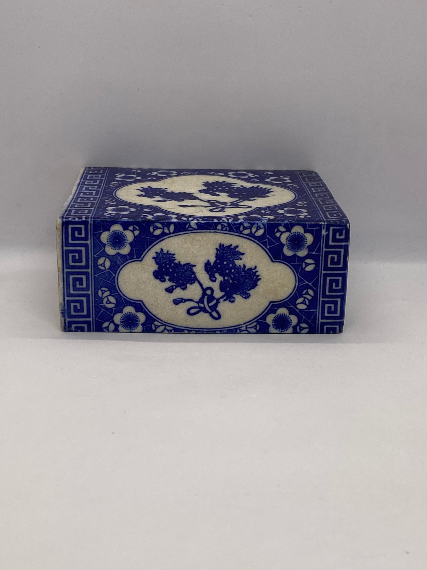 19th century Opium Pillow with Foo Dogs