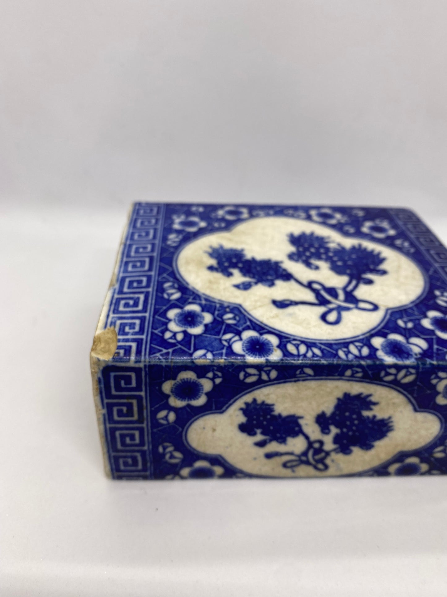19th century Opium Pillow with Foo Dogs