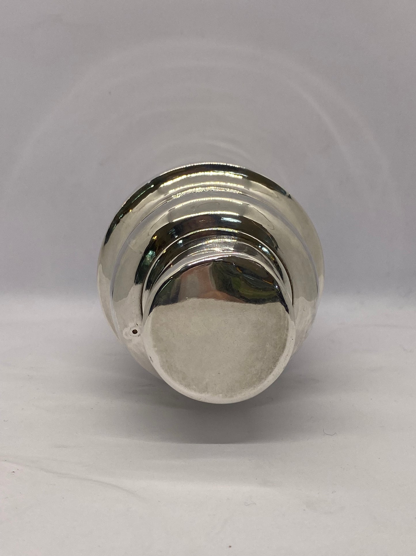 Juego de cóctel Luen Hing de plata china antigua con coctelera, 6 vasos de chupito y bandeja