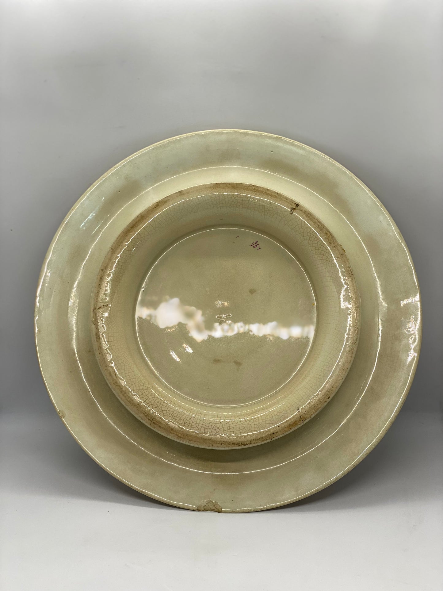 Preciosa cúpula de queso rosa y blanca del siglo XIX