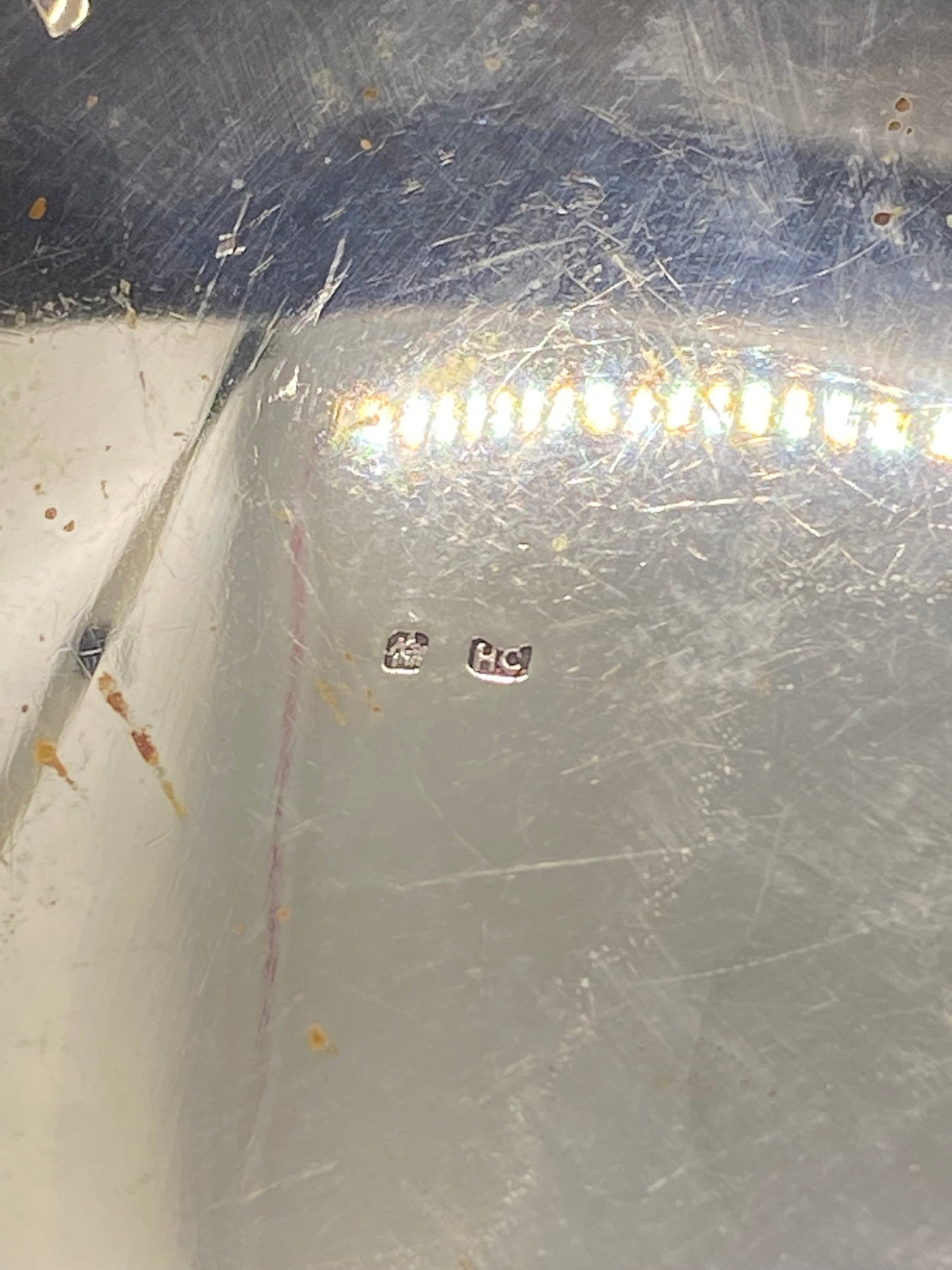 Antique Hung Chong Chinese Export Silver Condiment / Sugar Bowl or Salt Cellar