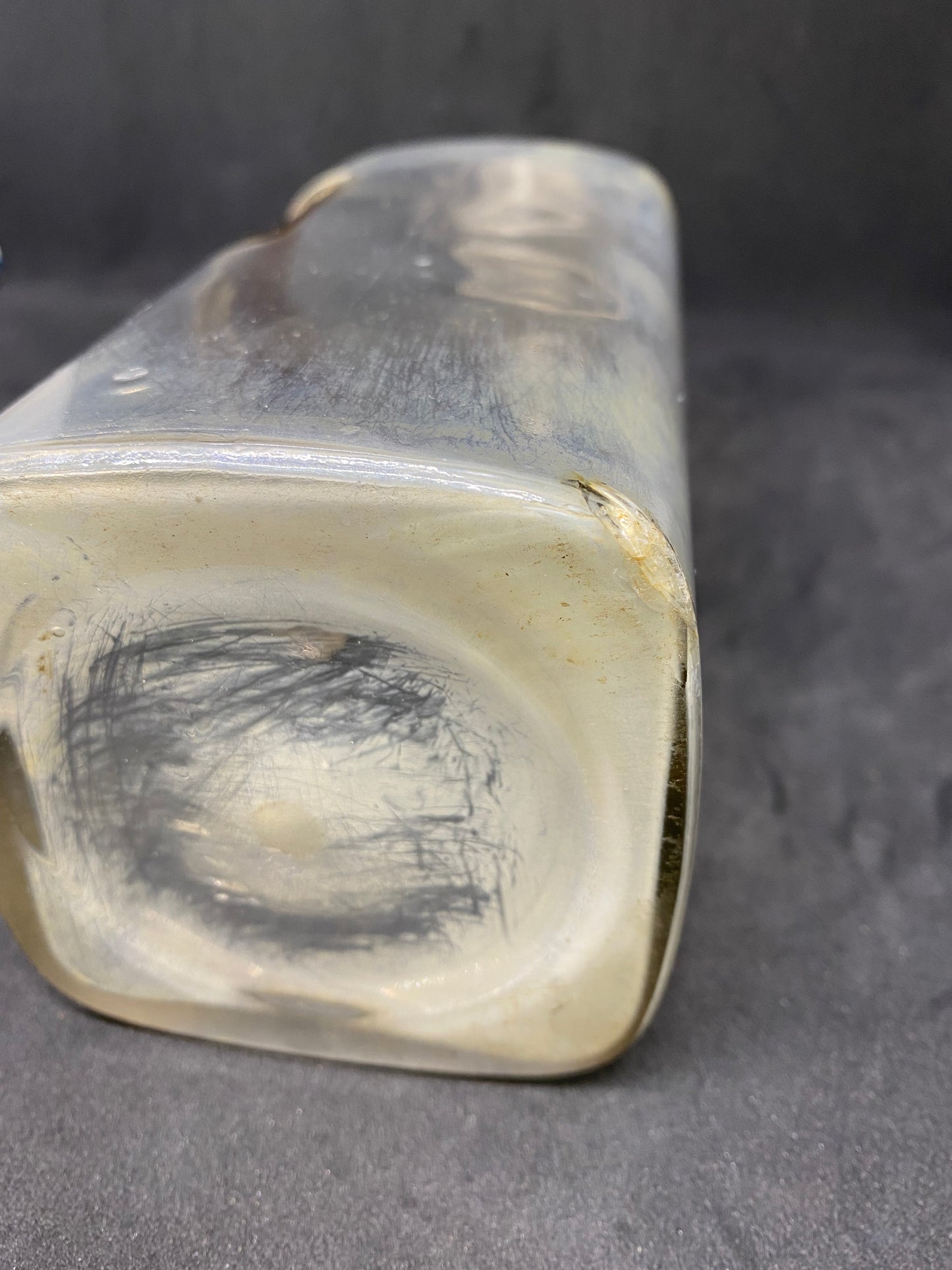 古董美国药剂师瓶,W, T & Co. 出品,约 1880-90 年 - Sp. Vini Rect.(酒精)