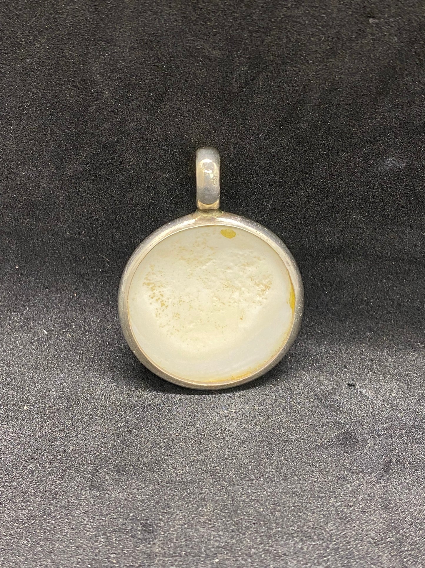 复古 925 纯银贝壳吊坠