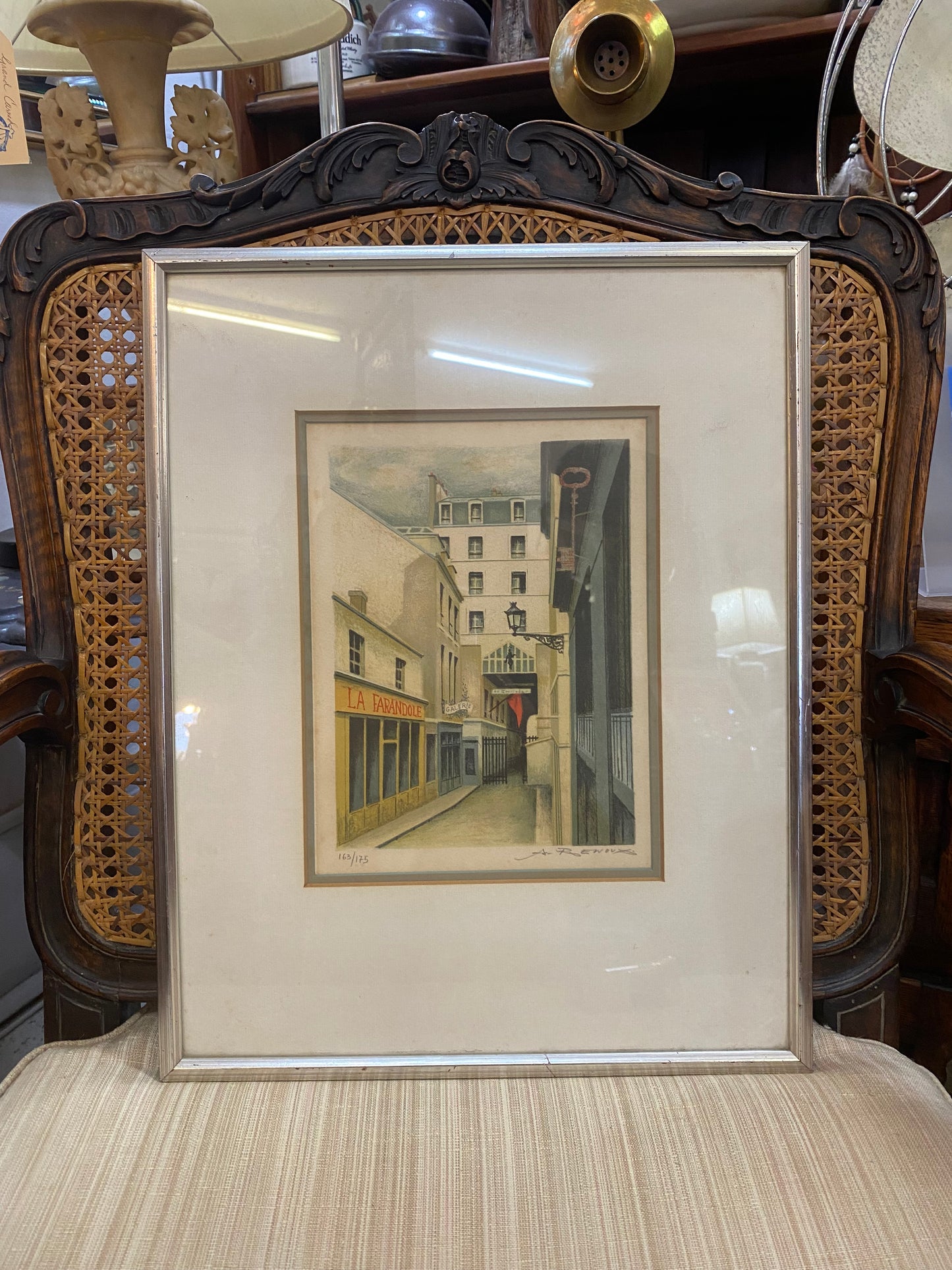 "La Farandole"- French Vintage Lithograph by Andre Renoux (1939-2002)