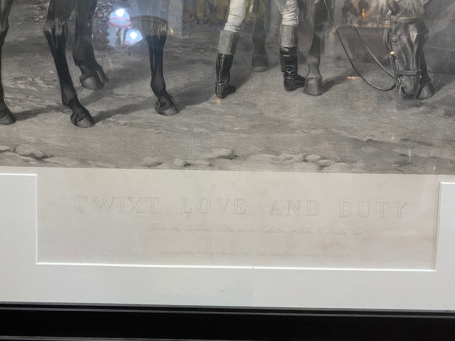 《爱与责任之间的联系》,19 世纪照相凹版画,仿照塞缪尔·埃德蒙·沃勒