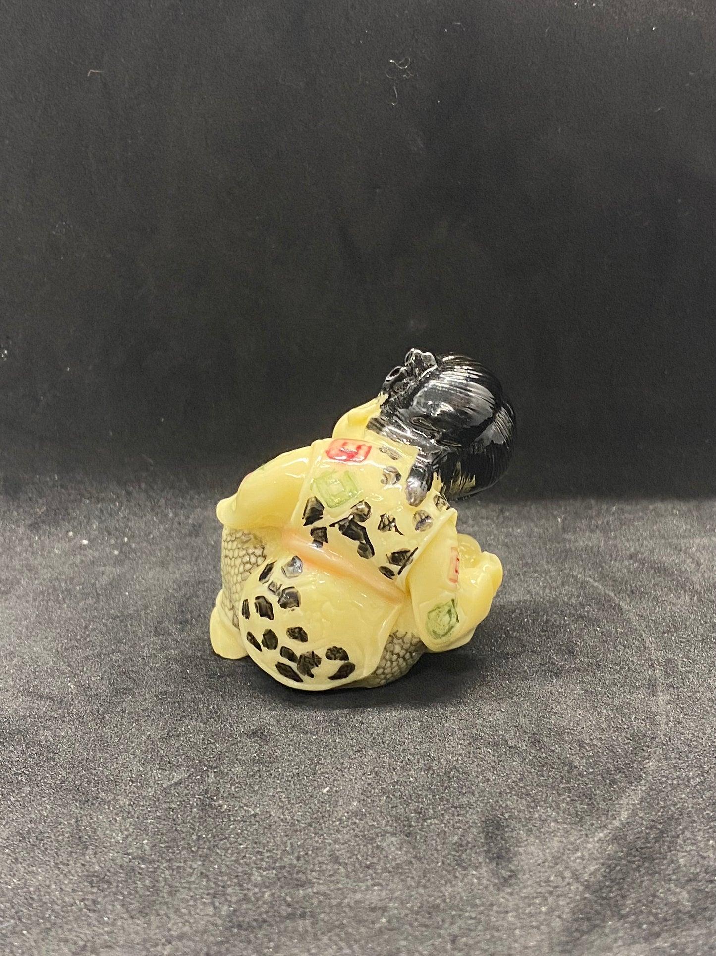 顽皮的中国复古组合雕像 (1/4)