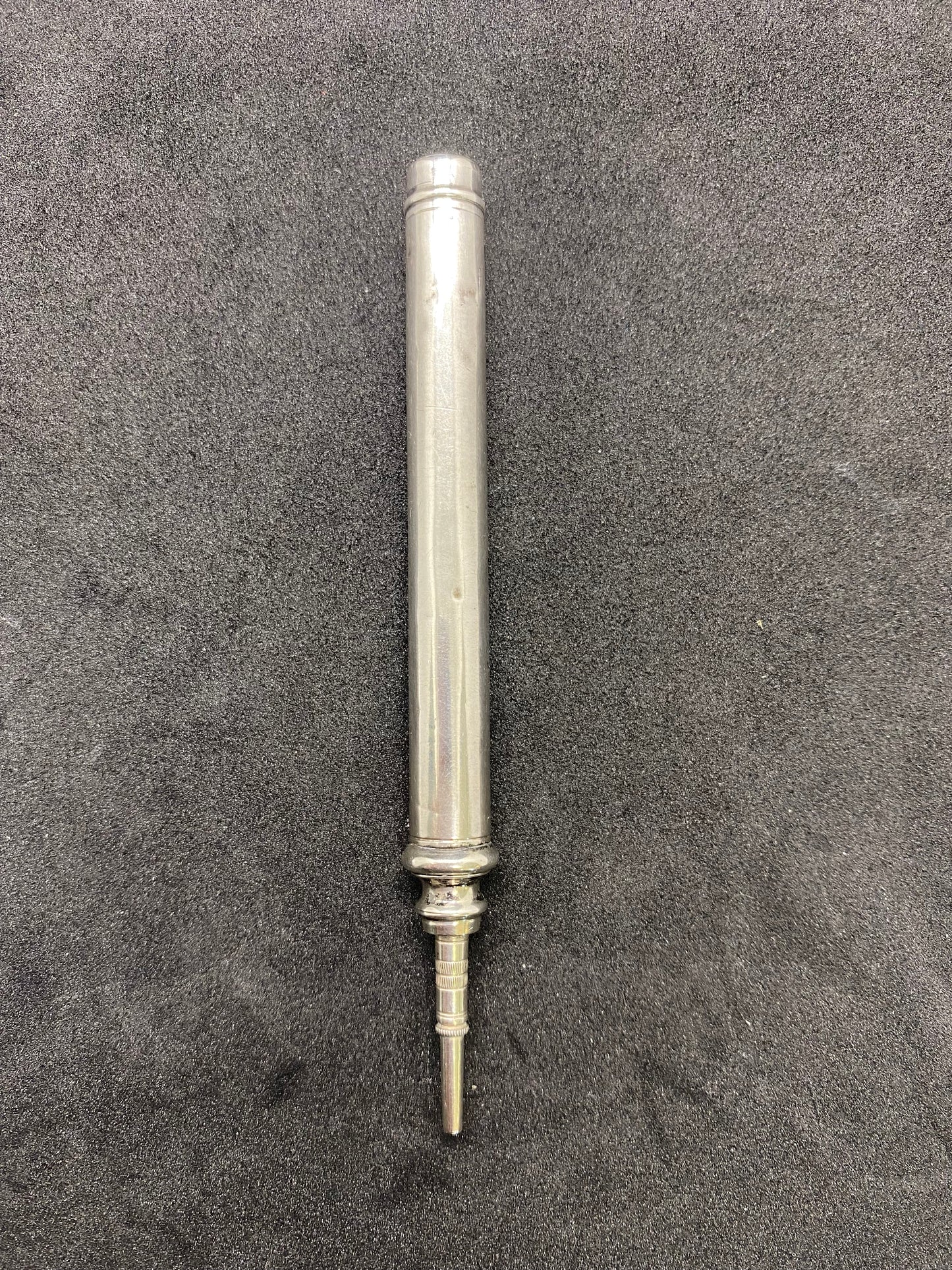 Lápiz propulsor antiguo de plata, posiblemente antiguo