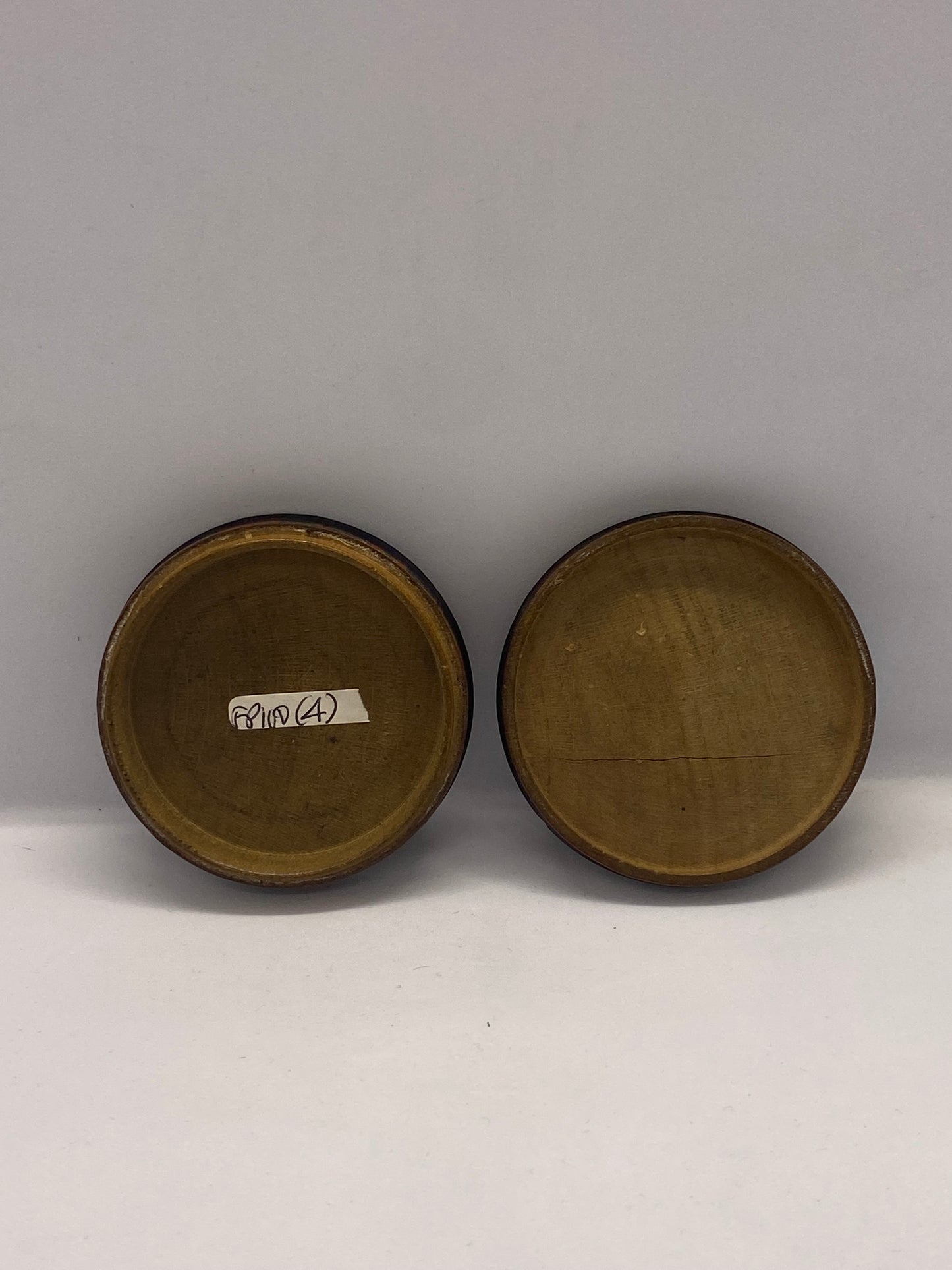 Caja de cerámica escocesa victoriana del siglo XIX