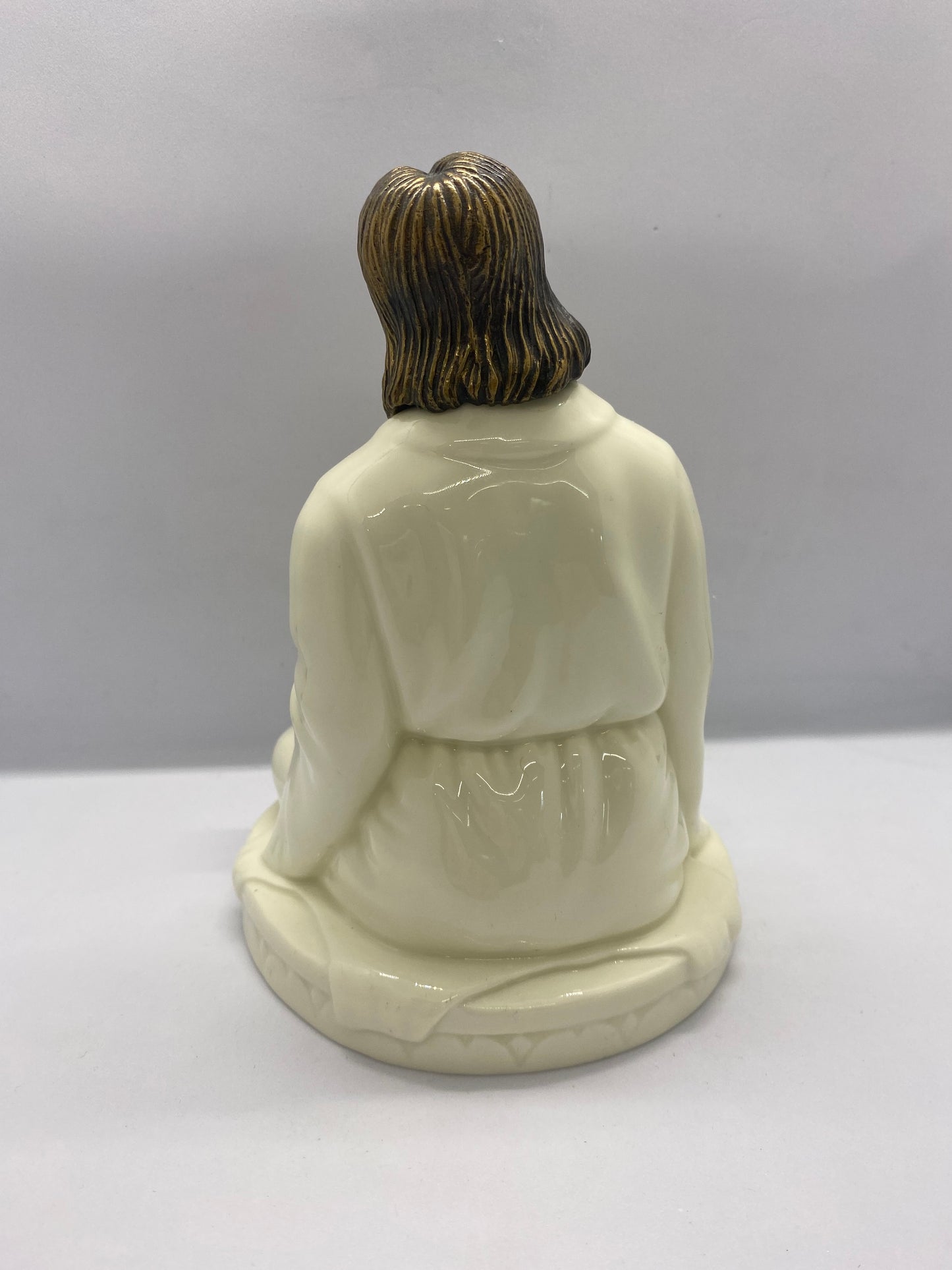 老式 Minton “The Sage” 细骨瓷与铸造纯铜,1978 年。