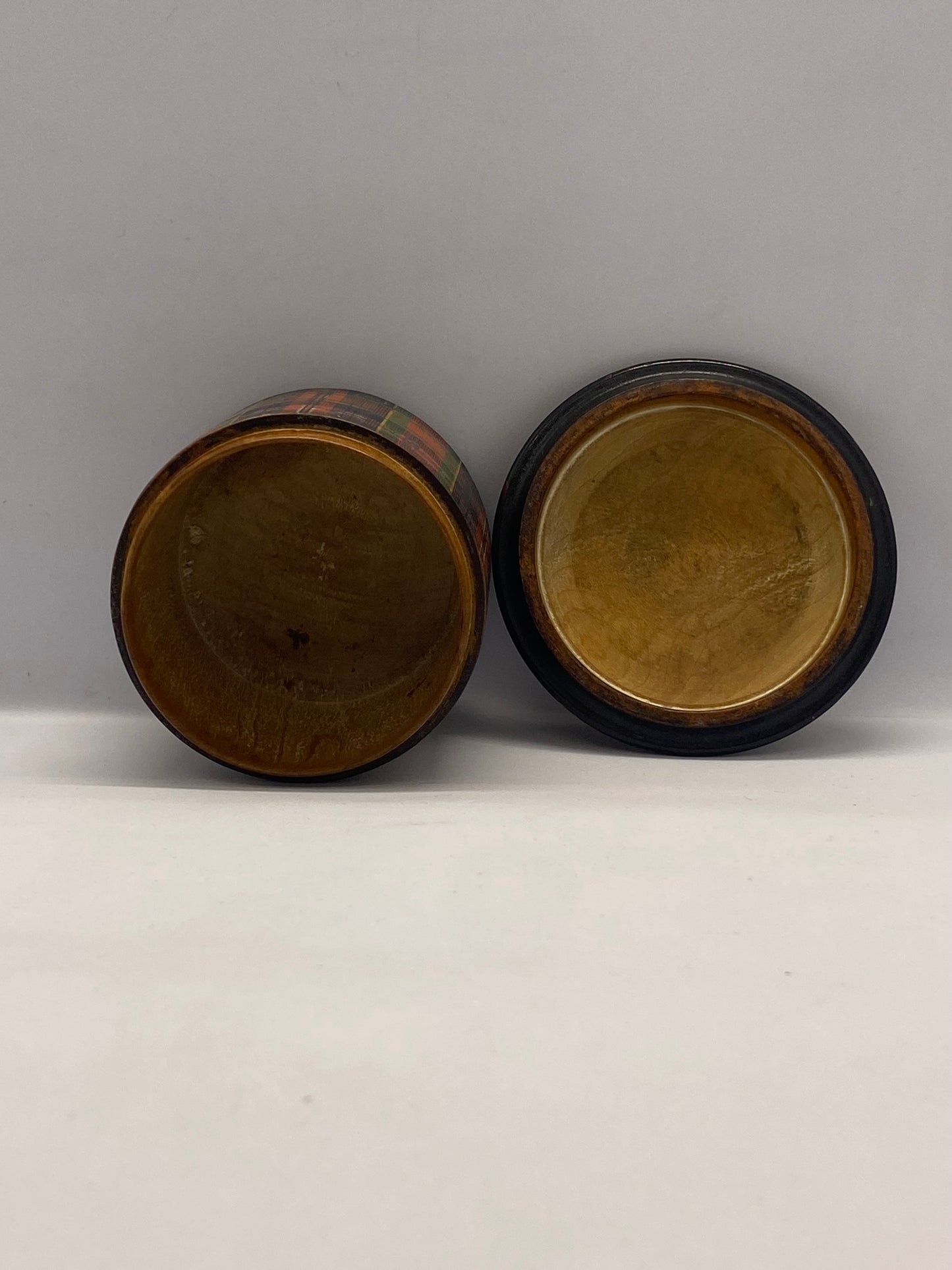 Caja con tapa de cerámica escocesa victoriana del siglo XIX