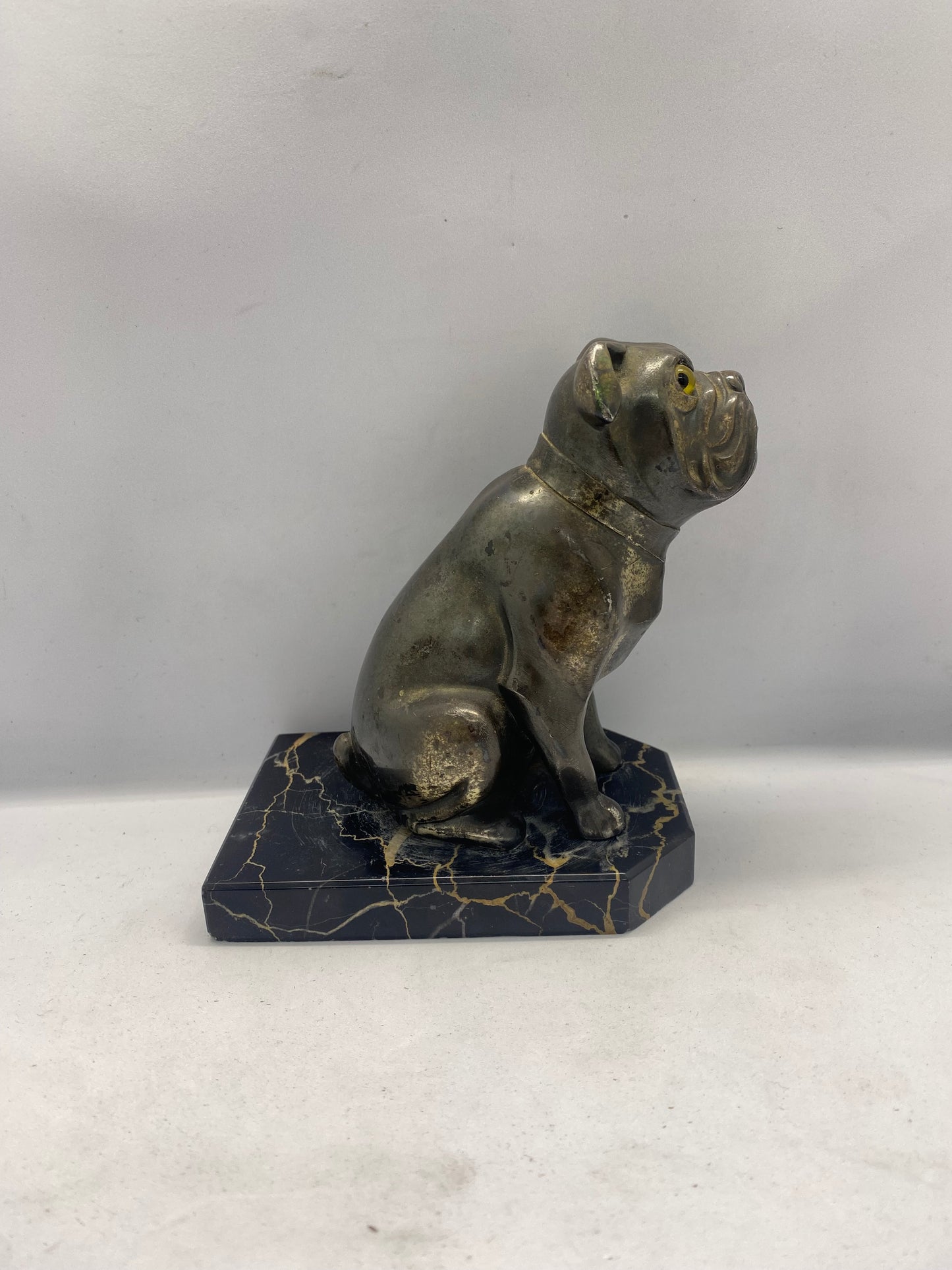 French Art Deco Bulldog Bookends by Hippolyte “FranJou” Moreau