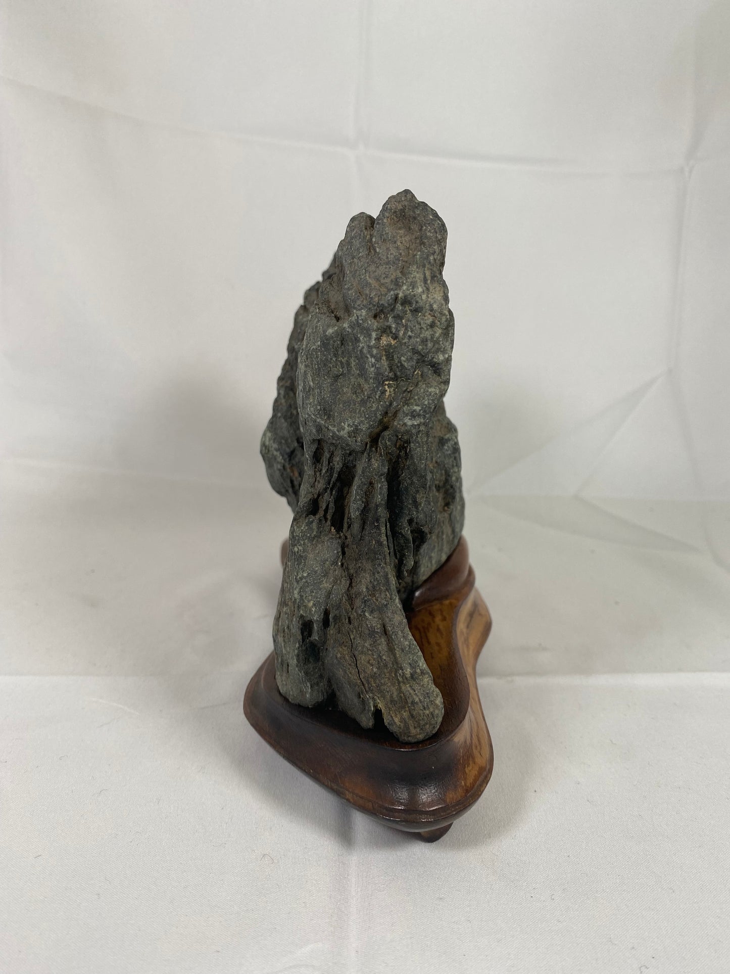 Antique Korean Suseok (Scholar's Rock), Mountain View Form. Namhan River Origins.