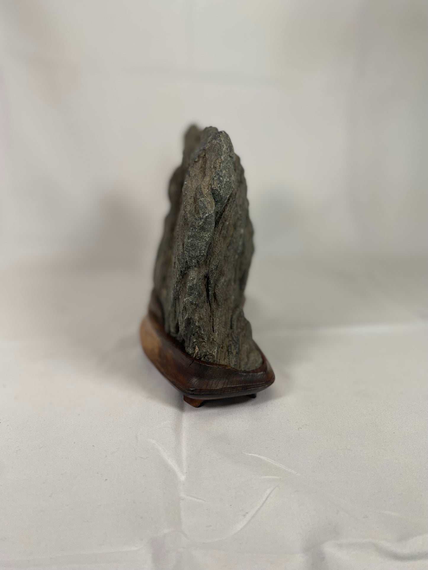 Antique Korean Suseok (Scholar's Rock), Mountain View Form. Namhan River Origins.