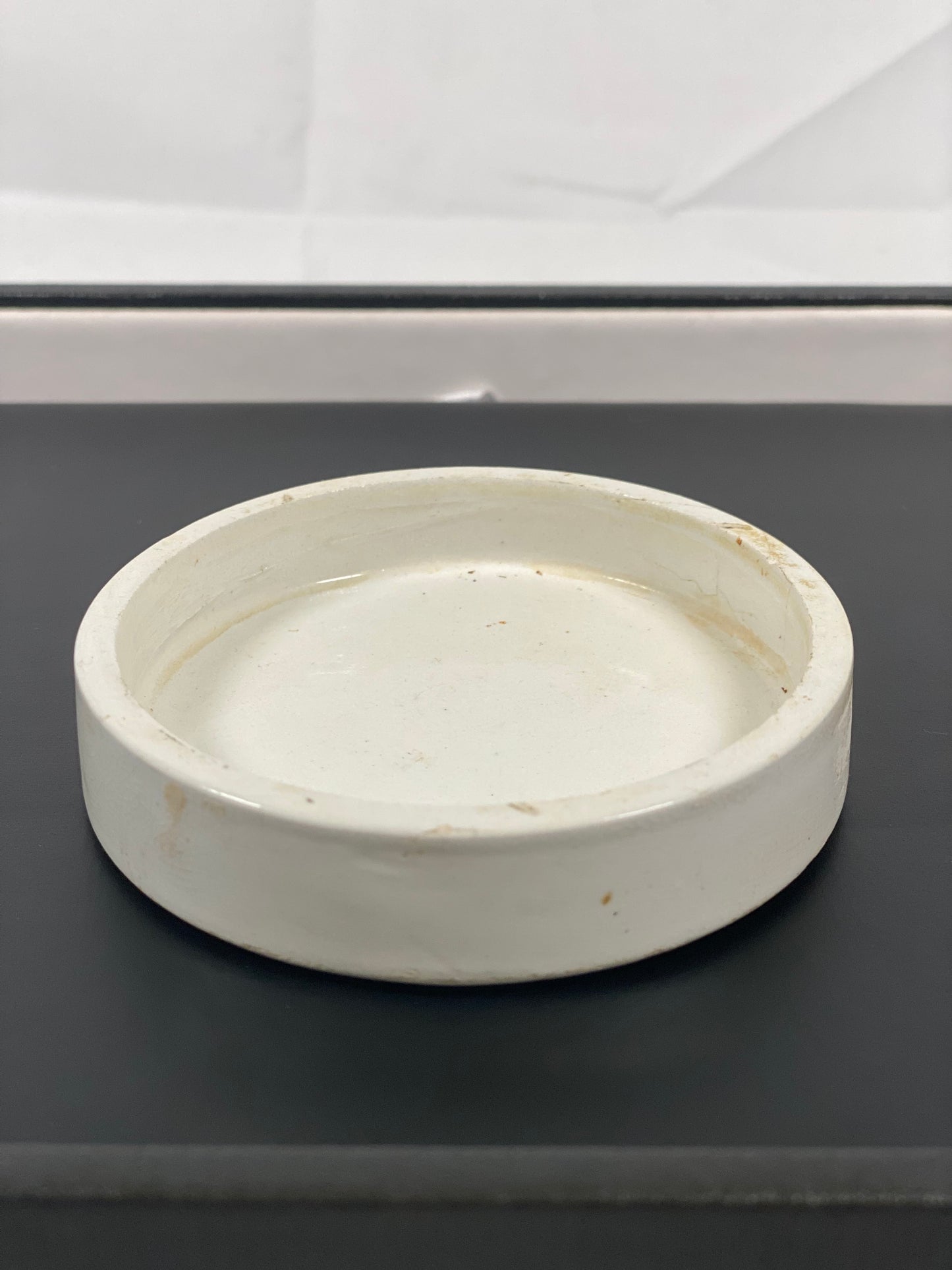 Tapa de bote de pasta de dientes de nuez de betel o areca de Maw's, estilo victoriano del siglo XIX