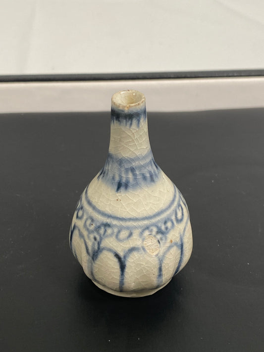 Shipwreck Porcelain Vietnamese Bud Vase from Hoi An Hoard, 15th century