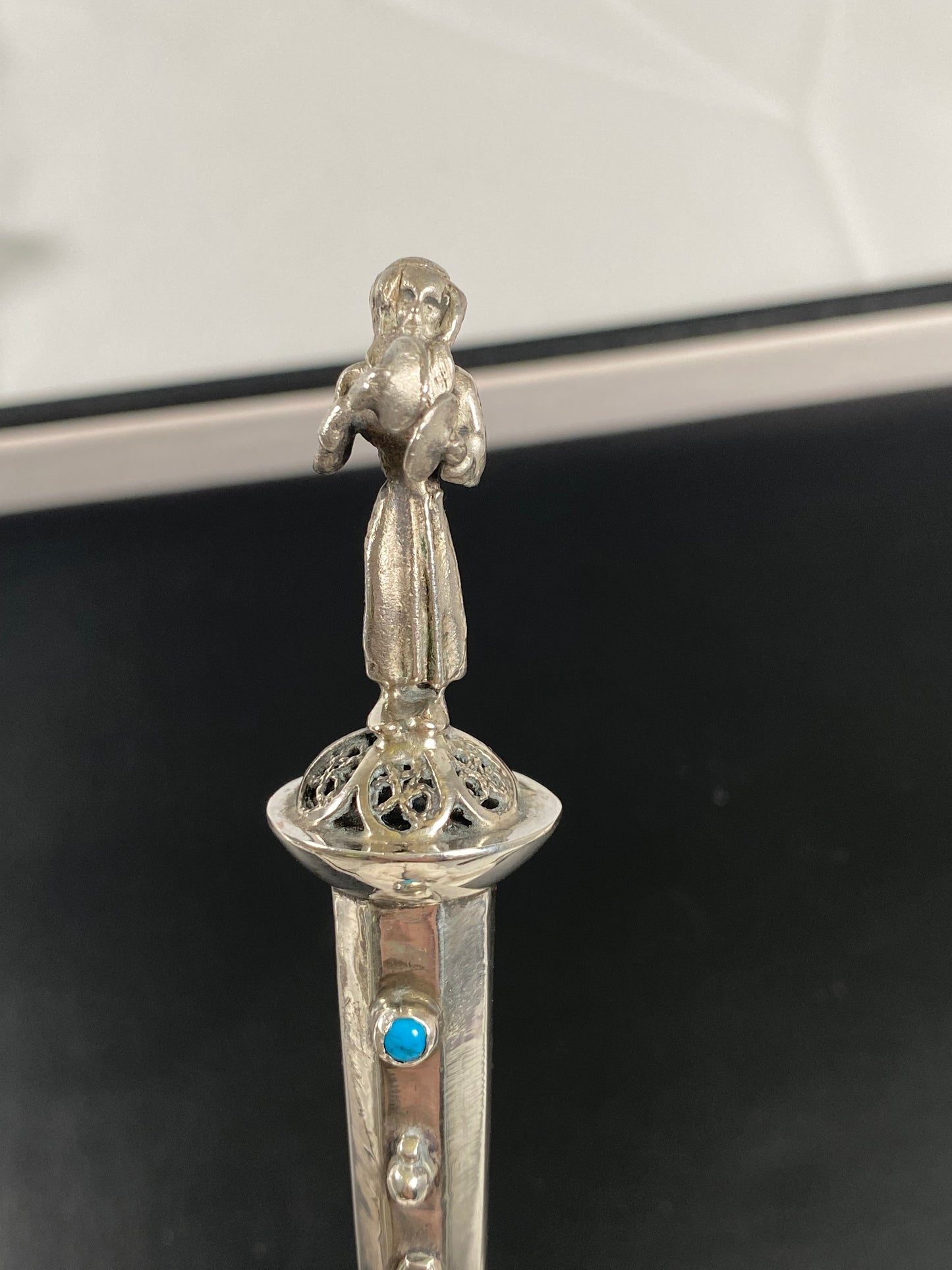 Late 19th century Russian Silver Yad Torah Pointer, Rare Antique Judaica