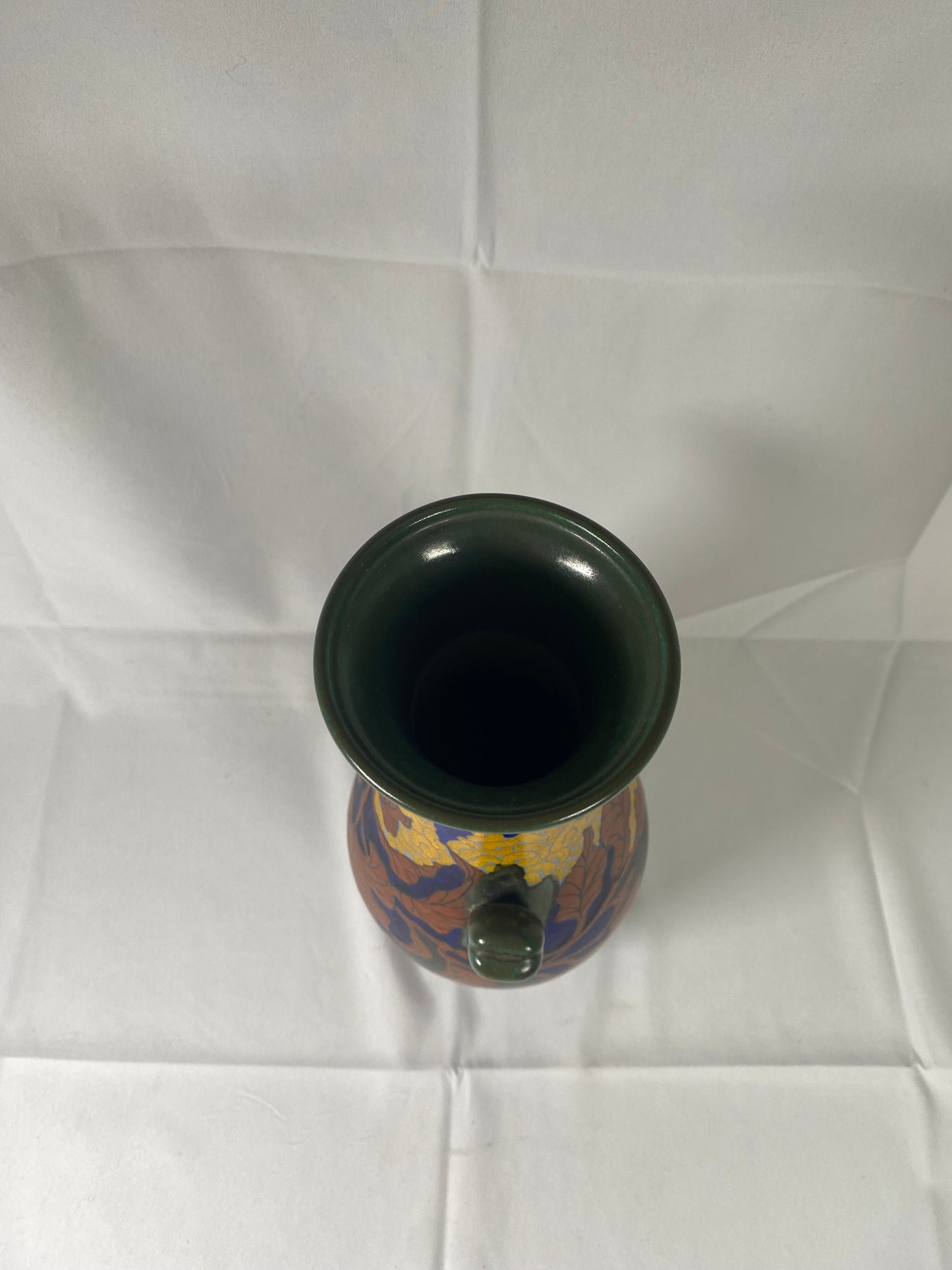 Rare Gouda Dutch Art Deco Pottery Vase
