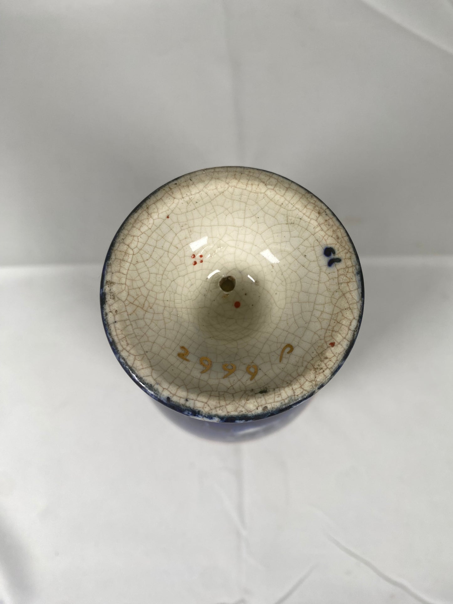 Early to Mid 19th Exceptional European Porcelain Chinoiserie Vase