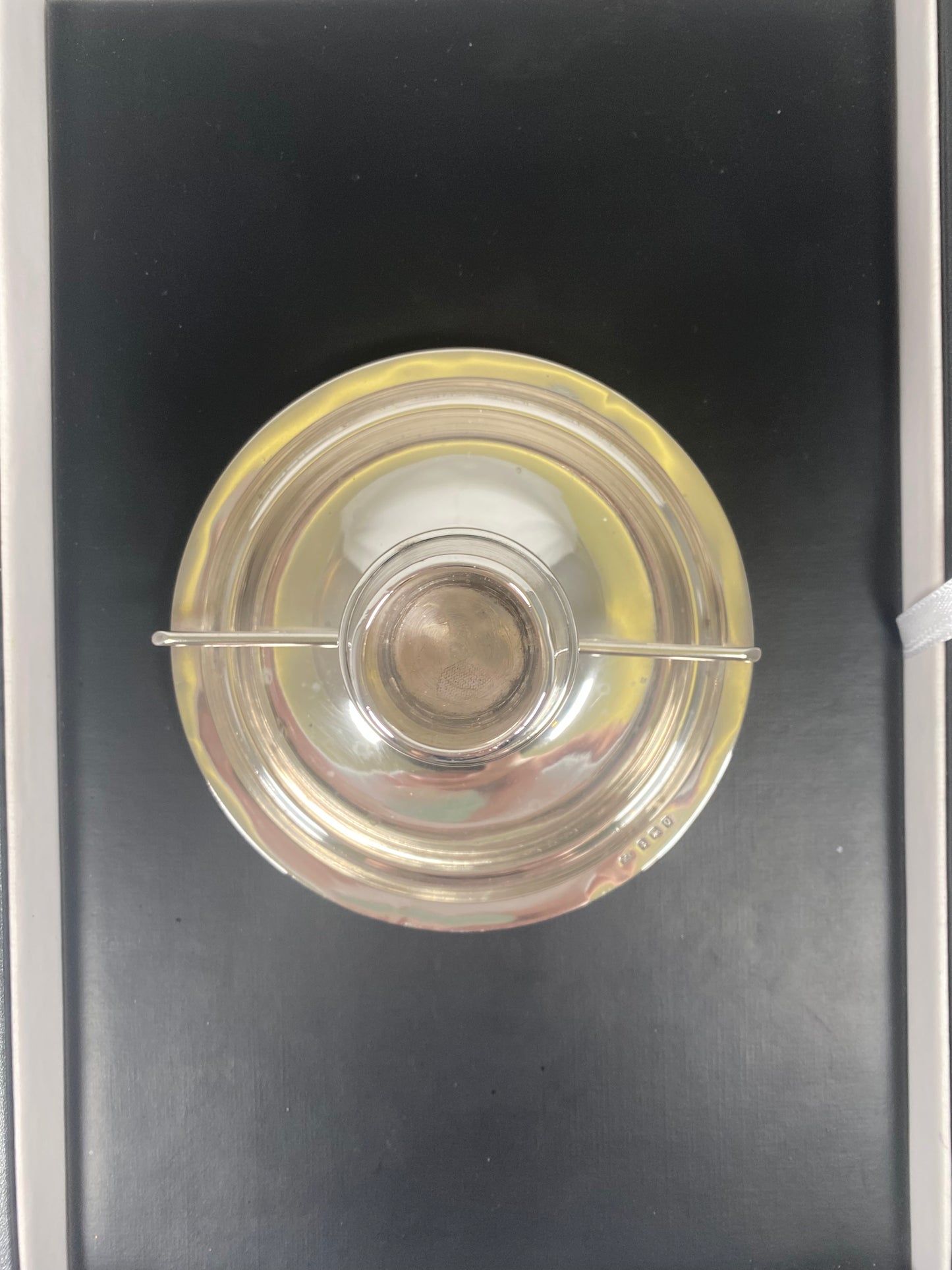 古董英国纯银火柴盒/烟灰缸,威廉·德文波特 (William Devenport) 制作,1913 年