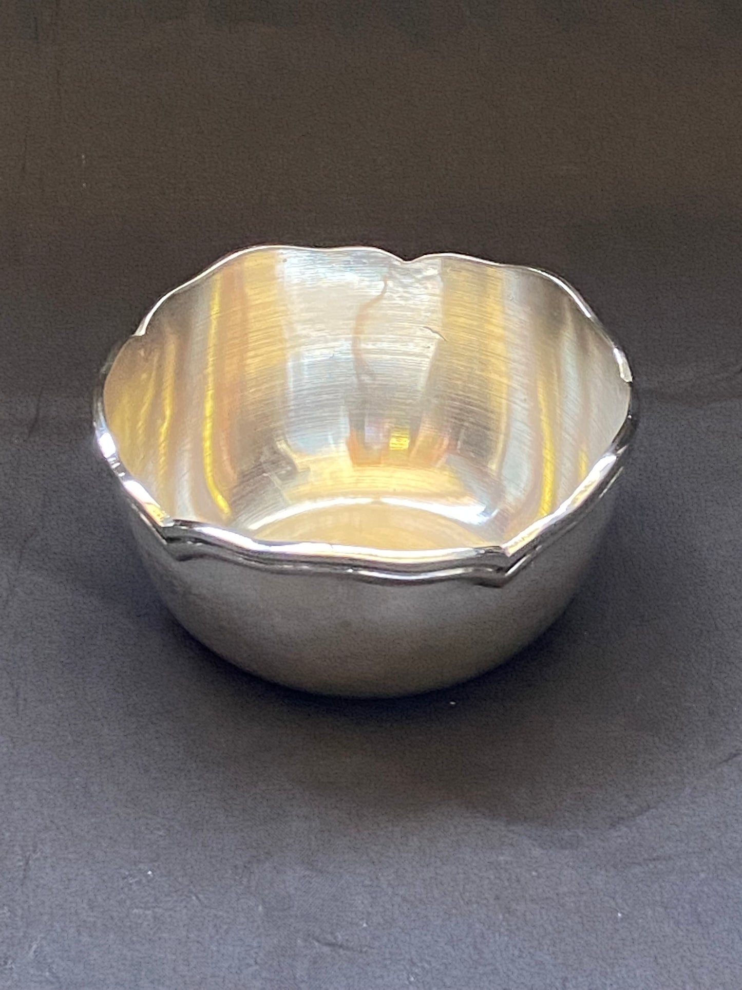 Azucarero peruano Art Déco Camusso de plata de ley