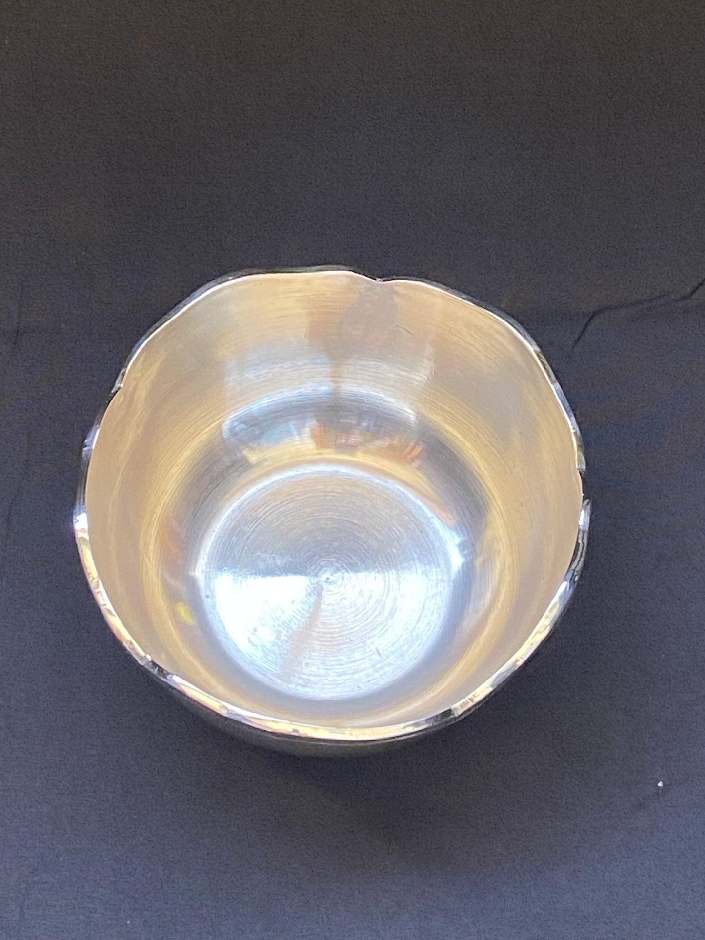 Azucarero peruano Art Déco Camusso de plata de ley