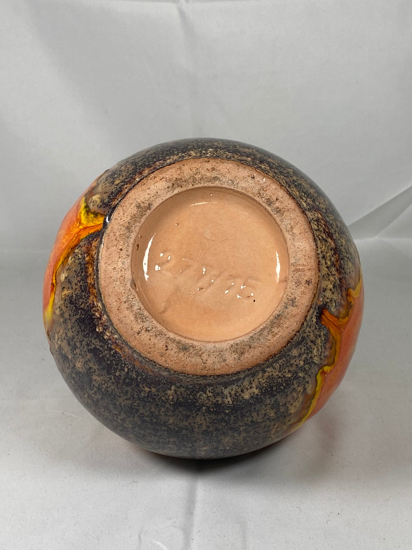 MidCentury Walter Gerhards 西德厚熔岩釉花瓶,MCM Retro,20 世纪 60 年代