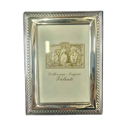Vintage Italian sterling silver photo frame by Valenti