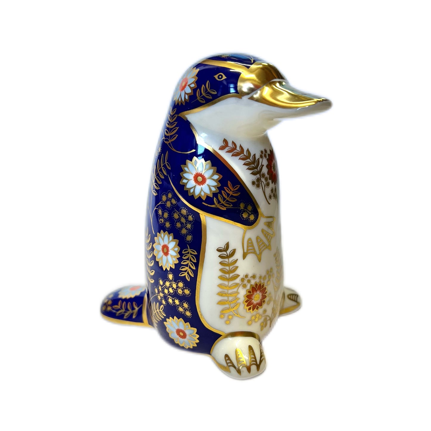 Vintage Royal Crown Derby 1988 1st quality Platypus paperweight figurine