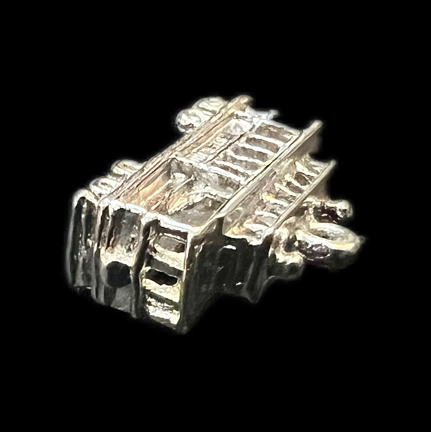 Vintage sterling silver trolley car charm