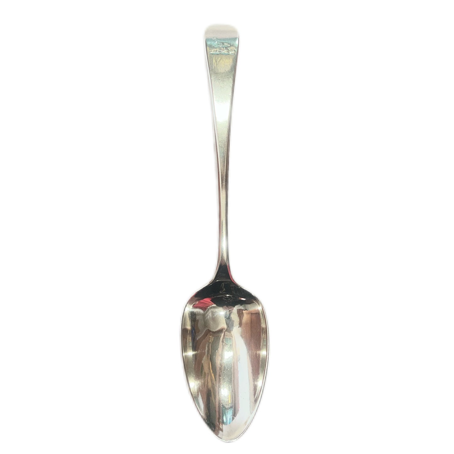 Antique George III sterling silver crested tablespoon, George Smith IV.