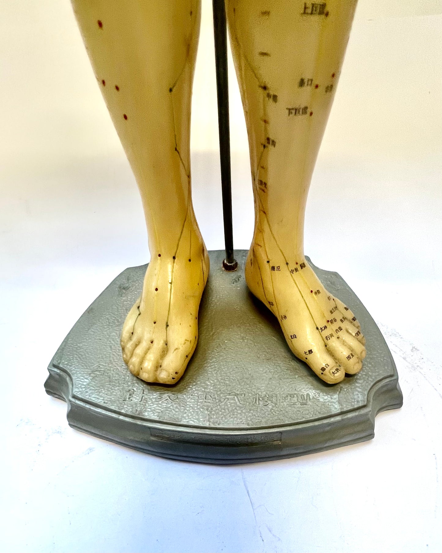 Vintage Chinese rubber acupuncture anatomical model