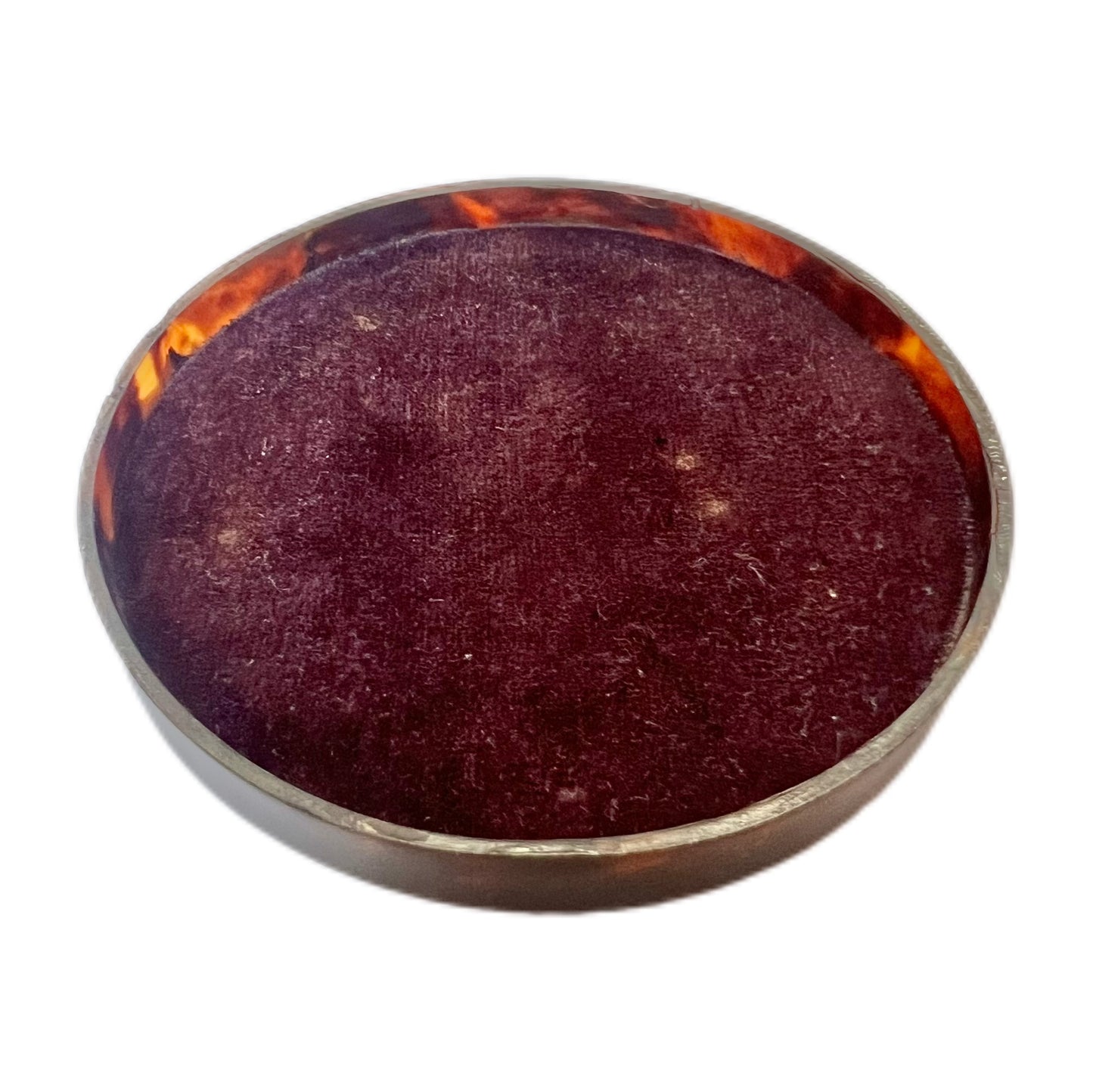 Rare antique French Red Sash Royalist tortoiseshell snuff box with miniature portrait, post French Revolution