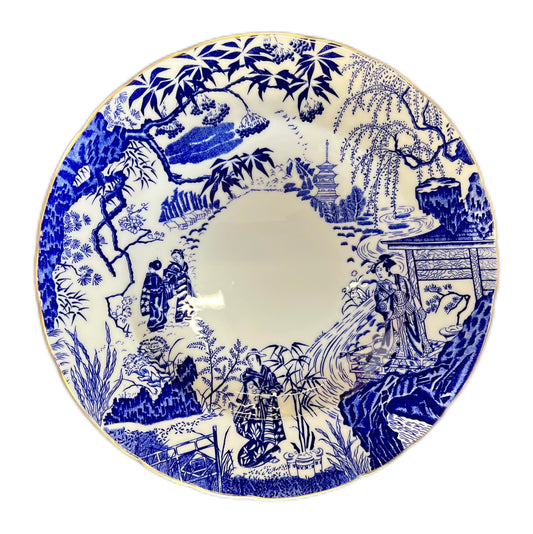 Vintage Royal Crown Derby Mikado pattern dinner plate circa 1976