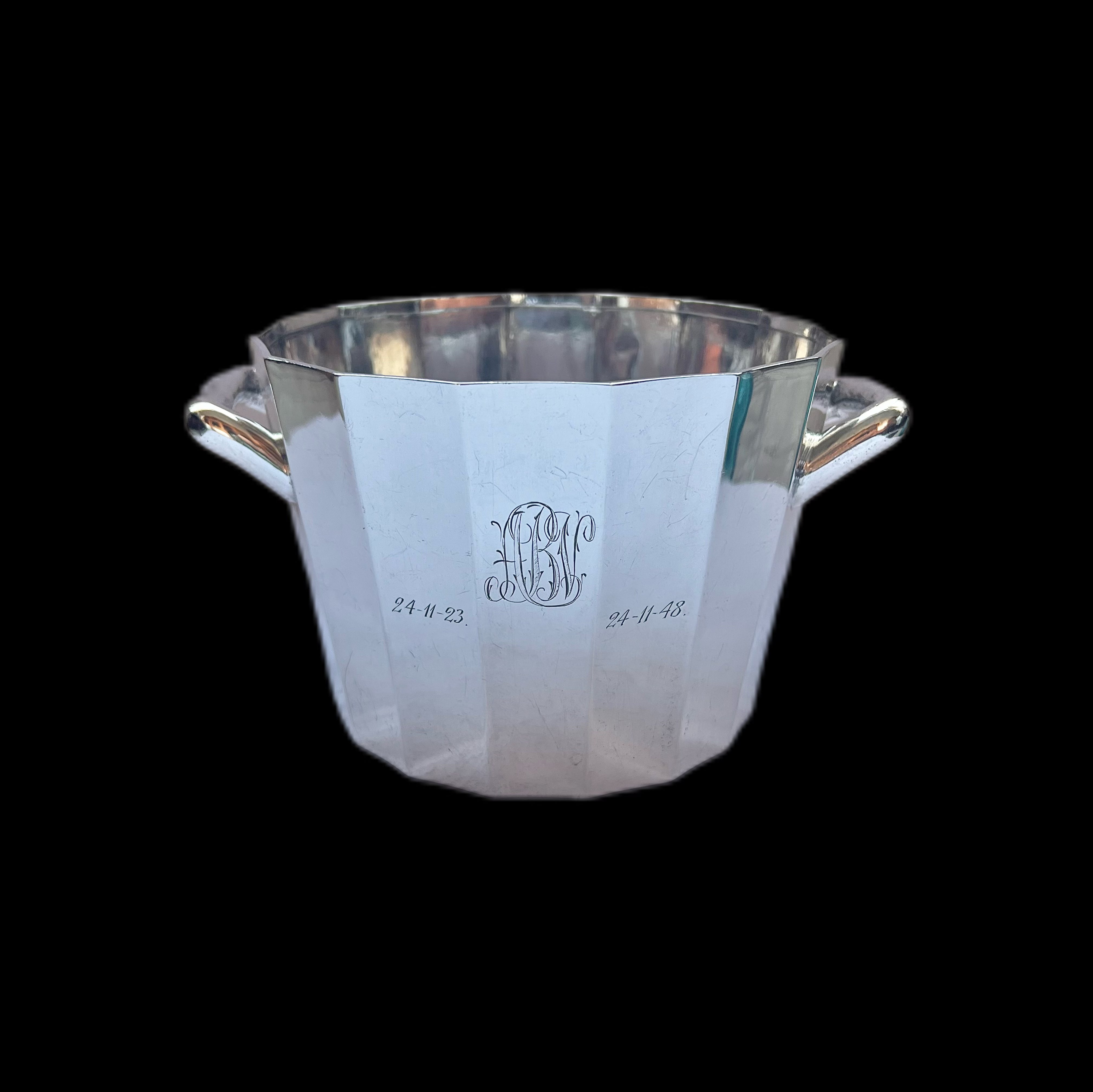 Midcentury Mexican sterling silver ice bucket by Sanborns | Cache ...