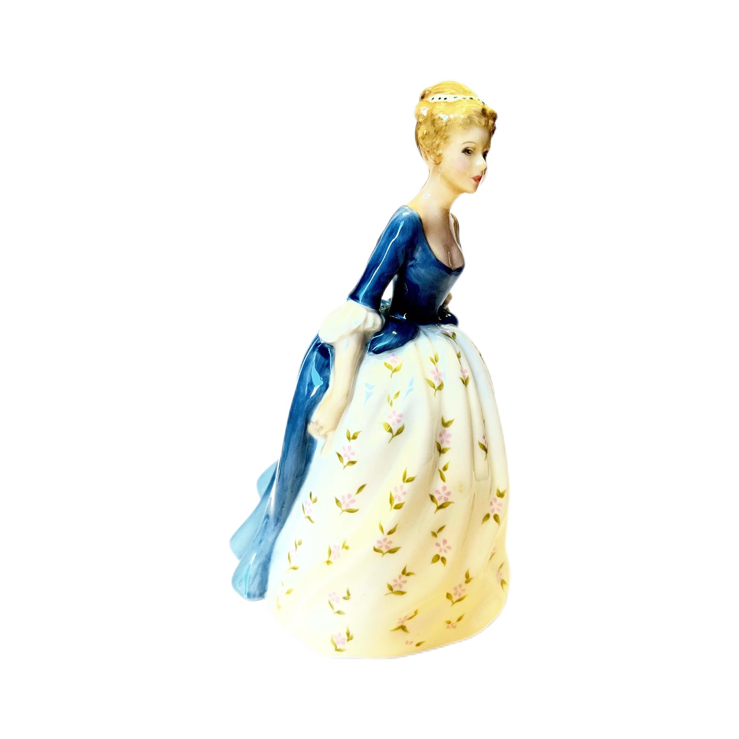 Vintage Royal Doulton “Alison” figurine in blue colour way, HN2336